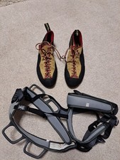 Climbing Shoes and Harness -